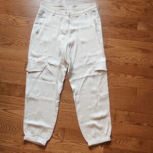 Women's Classic White Cargo Pants